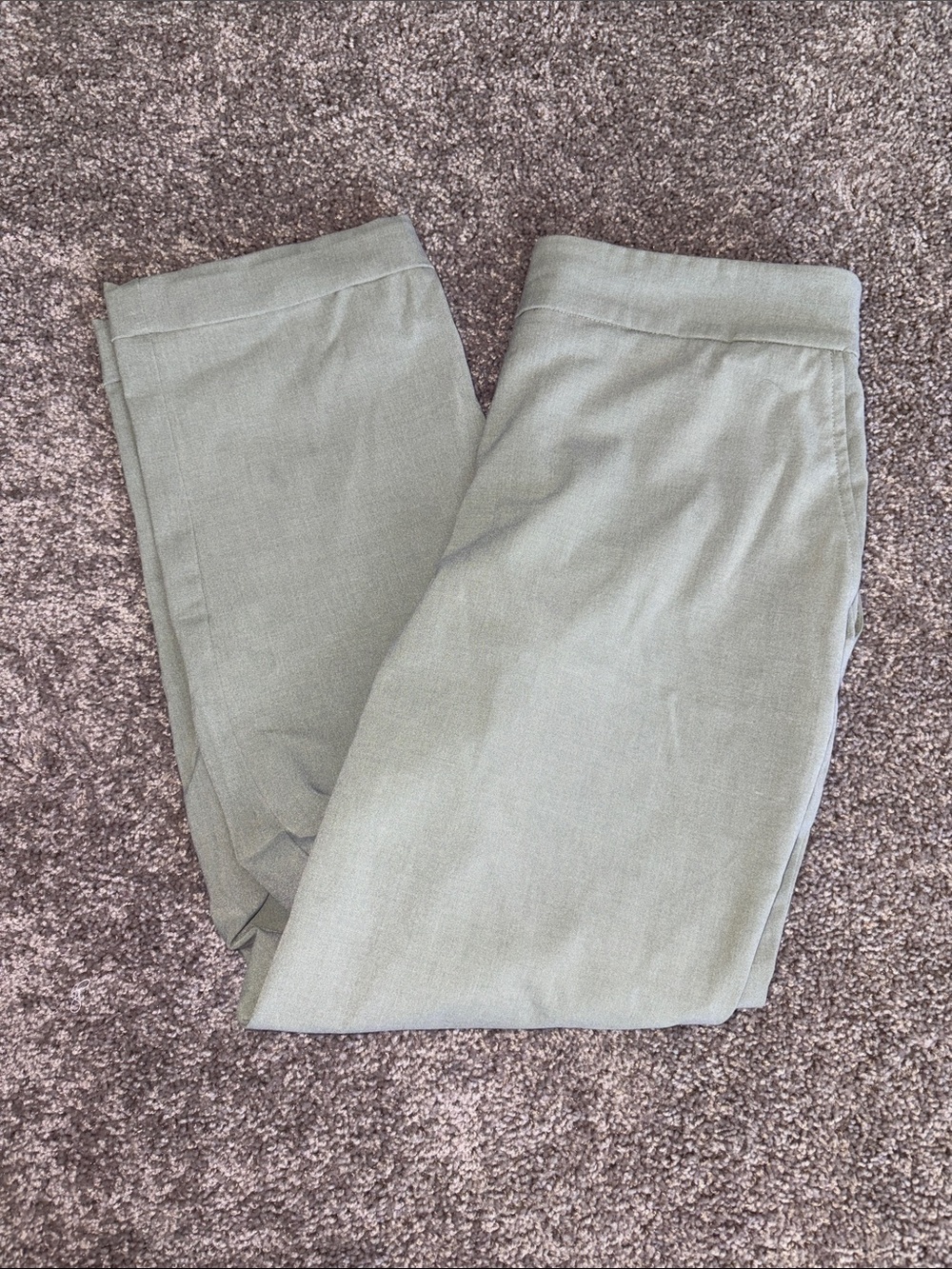 Men's Olive Dress Pants - Classic Tailored Fit